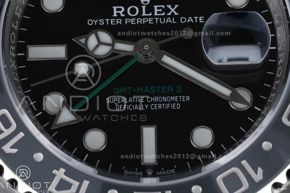 GRNR ARF Jubilee Edition New 126710 Ceramic Best Black Bracelet Bruce on GMT-Master 1:1 SH3285 Wayne V2 904L II Gray 1116